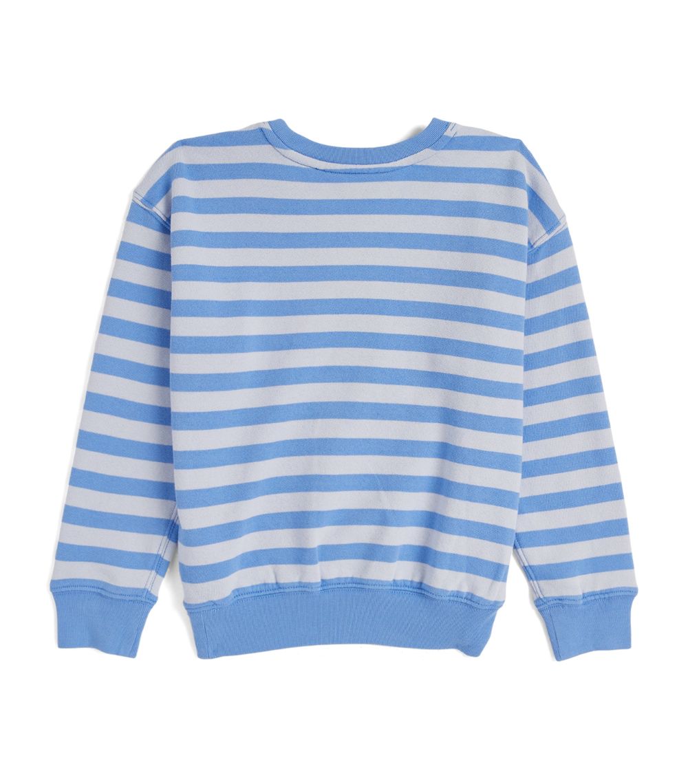 Ralph Lauren Kids Ralph Lauren Kids Striped Polo Bear Sweatshirt (2-6 Years)