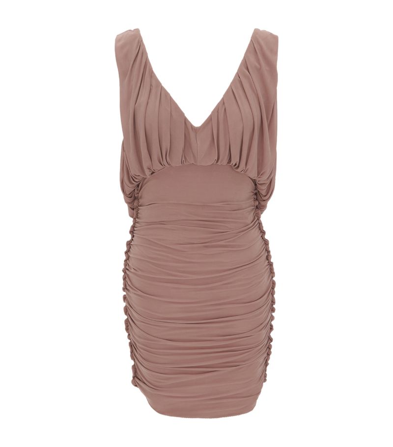 Saint Laurent Saint Laurent Draped Mini Dress