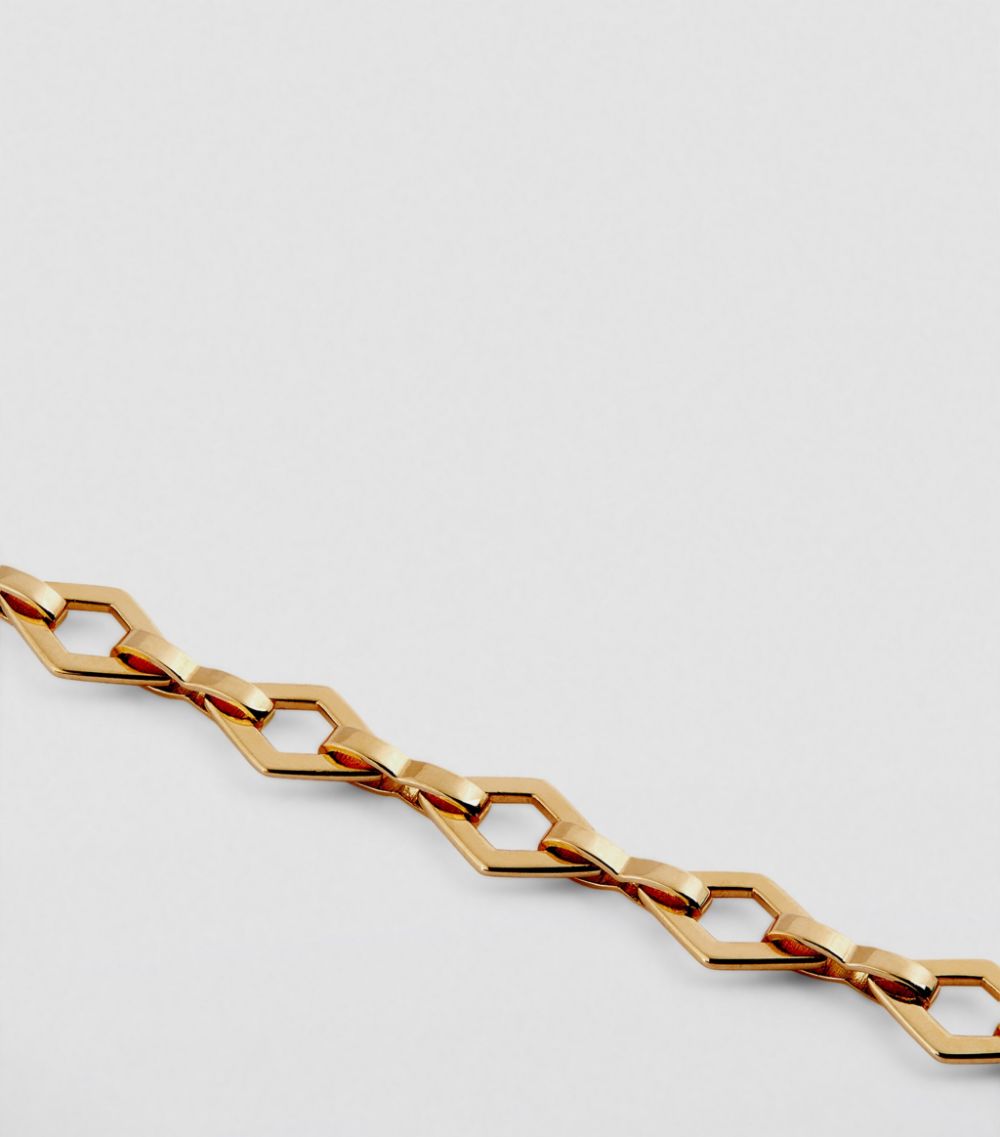 Azlee Azlee Yellow Gold Heavy Chain Bracelet