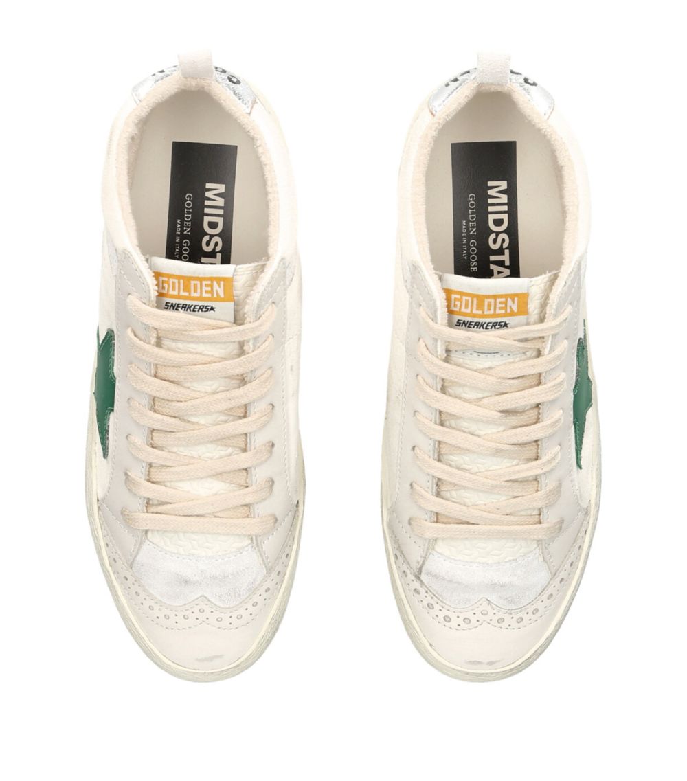 Golden Goose Golden Goose Leaether Mid Star Sneakers