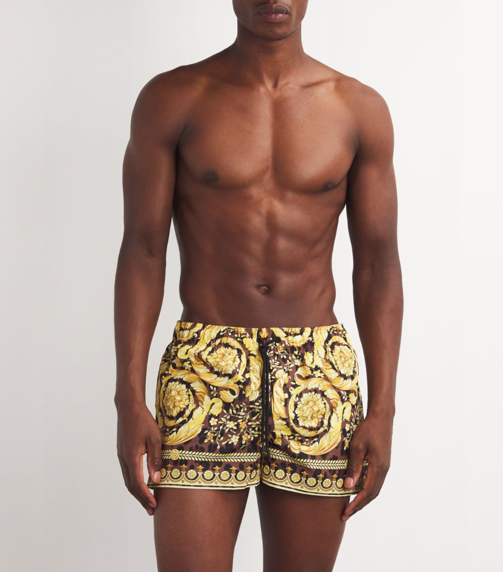 Versace Versace Barocco Print Swim Shorts