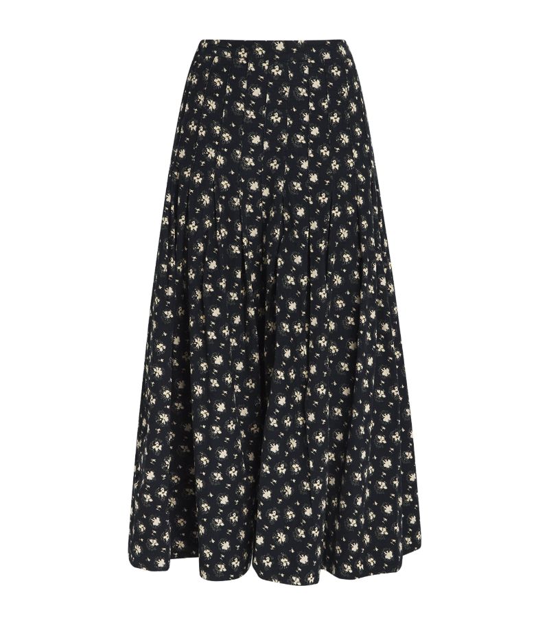  The Great. Cotton The Rhythm Midi Skirt