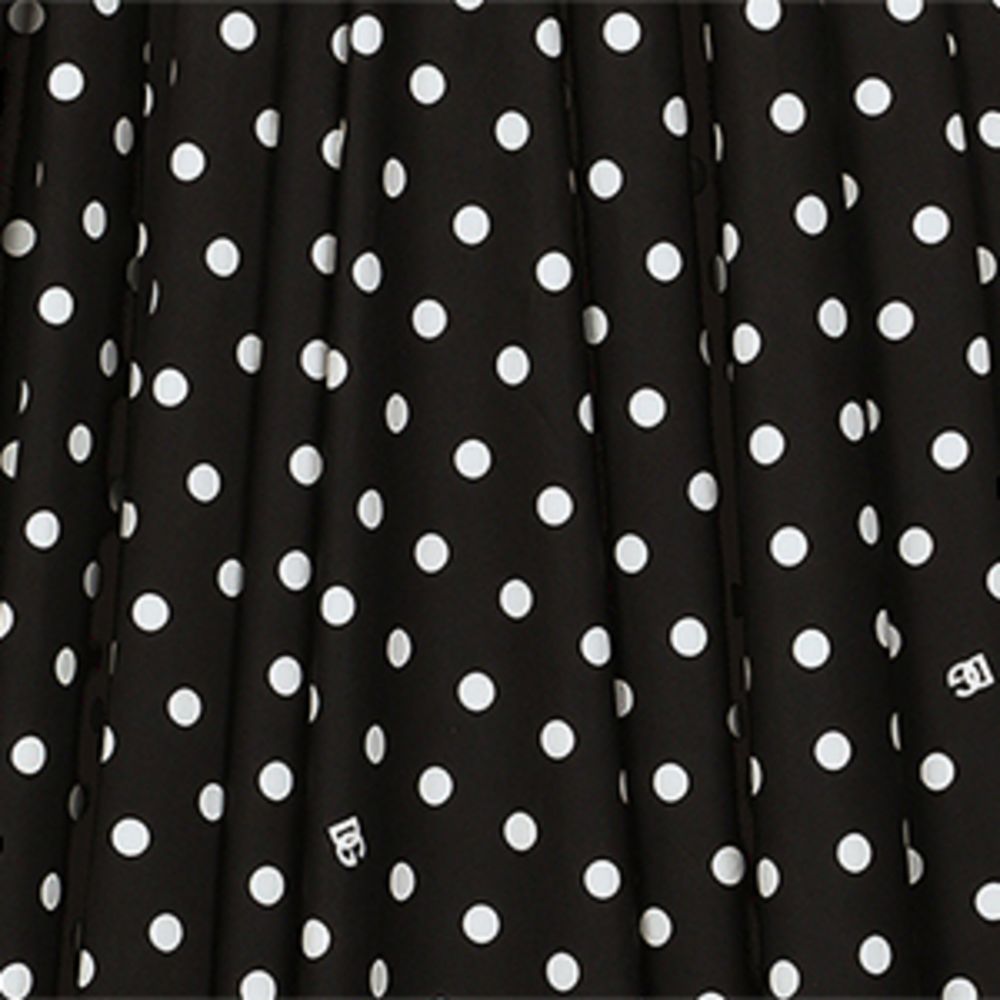 Dolce & Gabbana Dolce & Gabbana Cotton Polka-Dot Print Midi Skirt