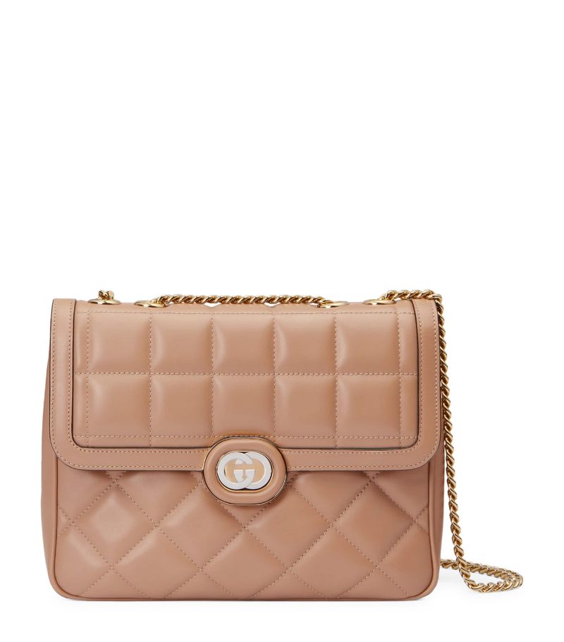 Gucci Gucci Small Leather Deco Shoulder Bag