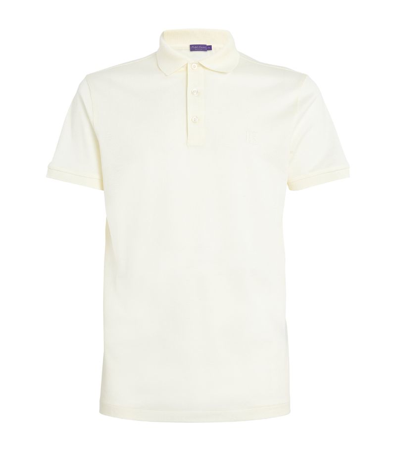 Ralph Lauren Purple Label Ralph Lauren Purple Label Stacked-Logo Polo Shirt