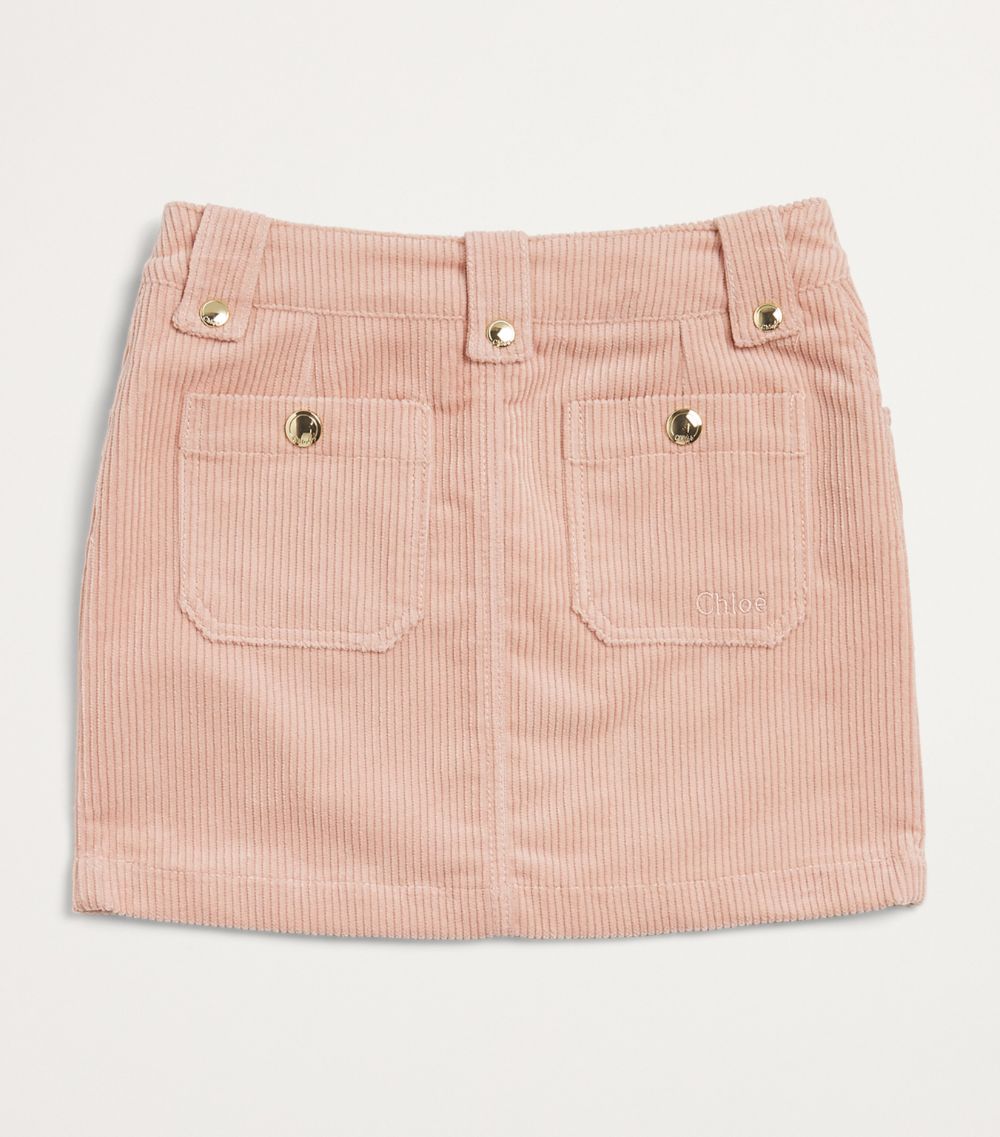 Chloé Kids Chloé Kids Corduroy Mini Skirt (4-14 Years)