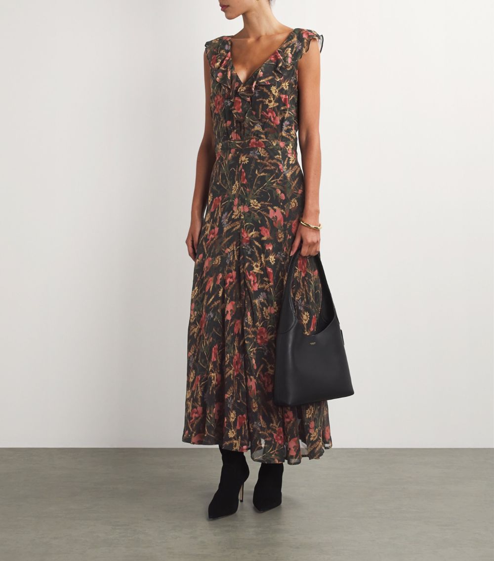 Paige Paige Silk Floral Sharleen Maxi Dress