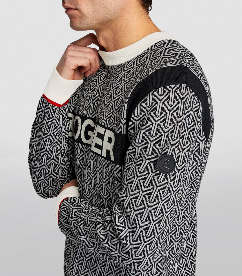Bogner Bogner Wool Blend Logo Sweater
