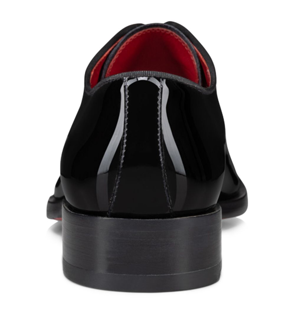 Christian Louboutin Christian Louboutin Leather Embellished Chambeliss Derby Shoes