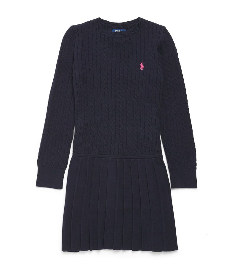 Polo Ralph Lauren Polo Ralph Lauren Kids Cable-Knit Polo Pony Dress (7-14 Years)