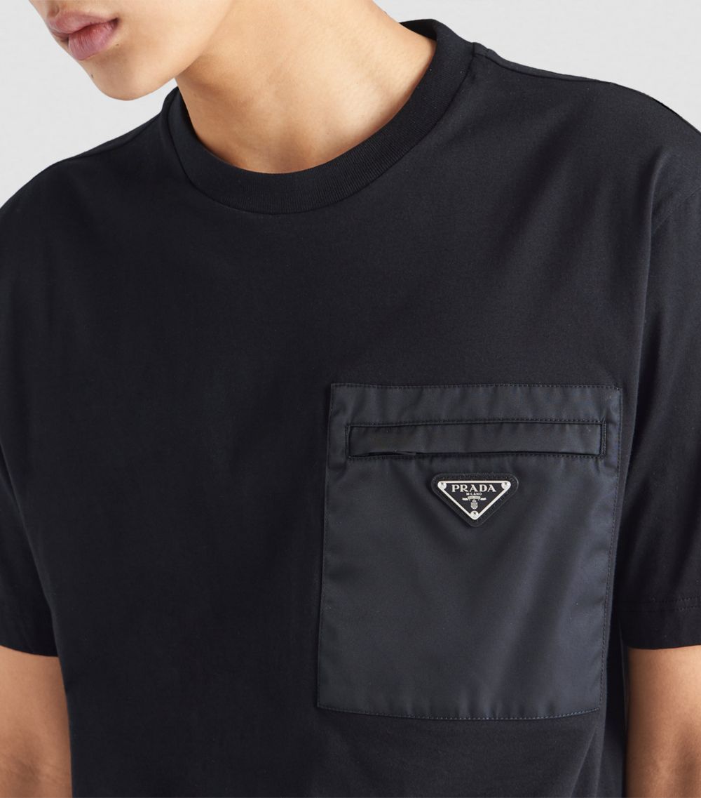 Prada Prada T-Shirt With Pocket Detail