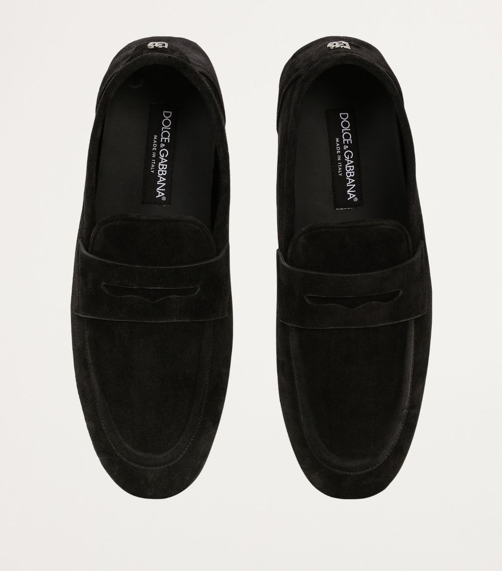 Dolce & Gabbana Dolce & Gabbana Suede Dg Millennials Slippers