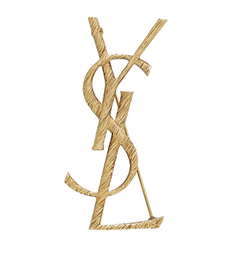 Saint Laurent Saint Laurent Opyum Ysl Twisted Brooch