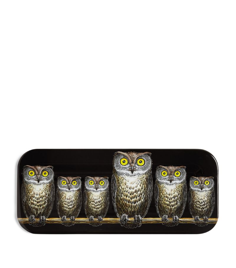 Fornasetti Fornasetti Civette Tray (60Cm)