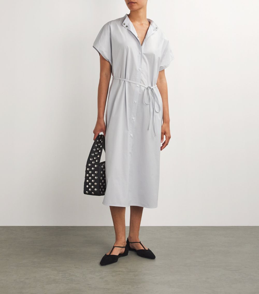 Yves Salomon Yves Salomon Cotton Poplin Midi Dress