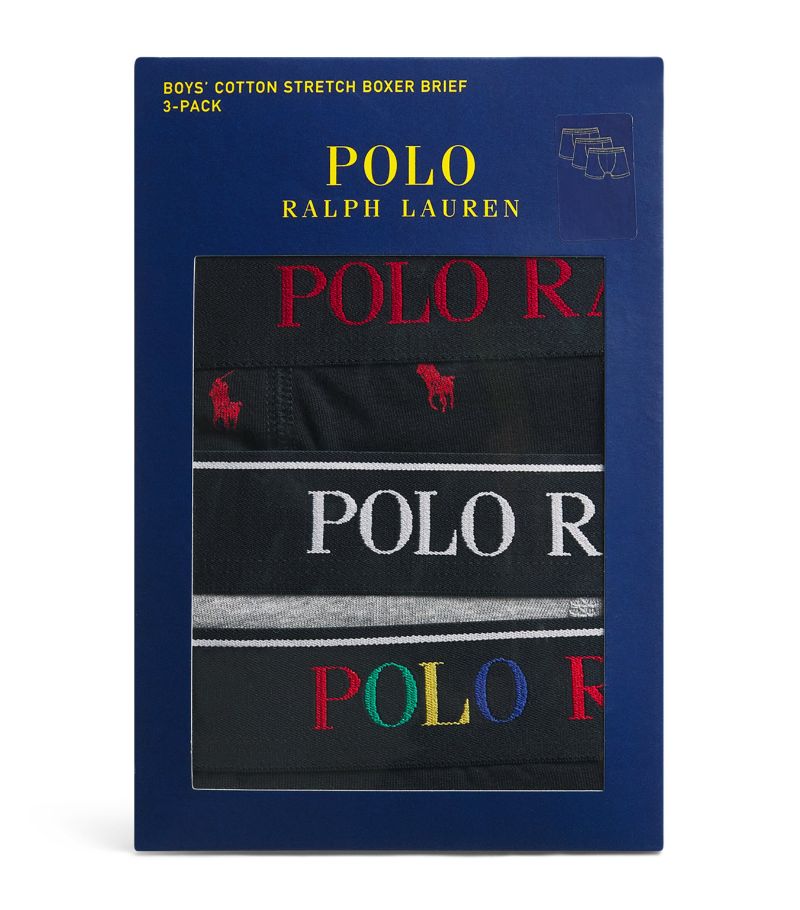 Ralph Lauren Kids Ralph Lauren Kids Pack Of 3 Logo Boxers (7-14 Years)