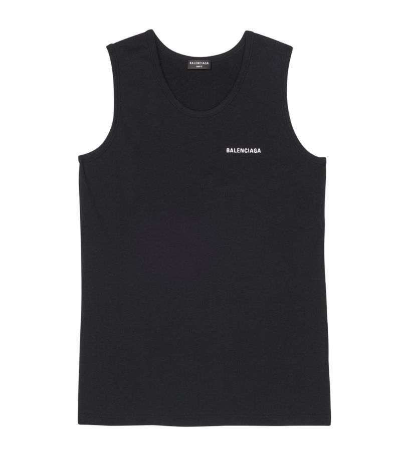 Balenciaga Balenciaga Sleeveless Logo Tank Top