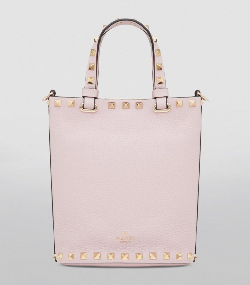 VALENTINO GARAVANI Valentino Garavani Leather Rockstud Top-Handle Bag