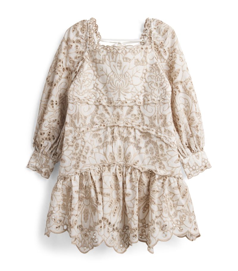 Marlo Marlo Cotton Embroidered Lily Dress (3-16 Years)