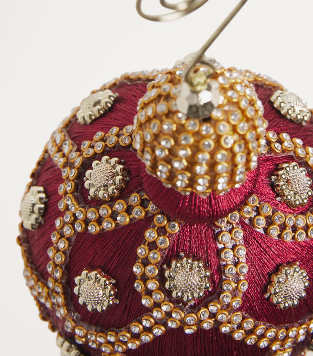 Harrods Harrods Embellished Tassel-Detail Bauble