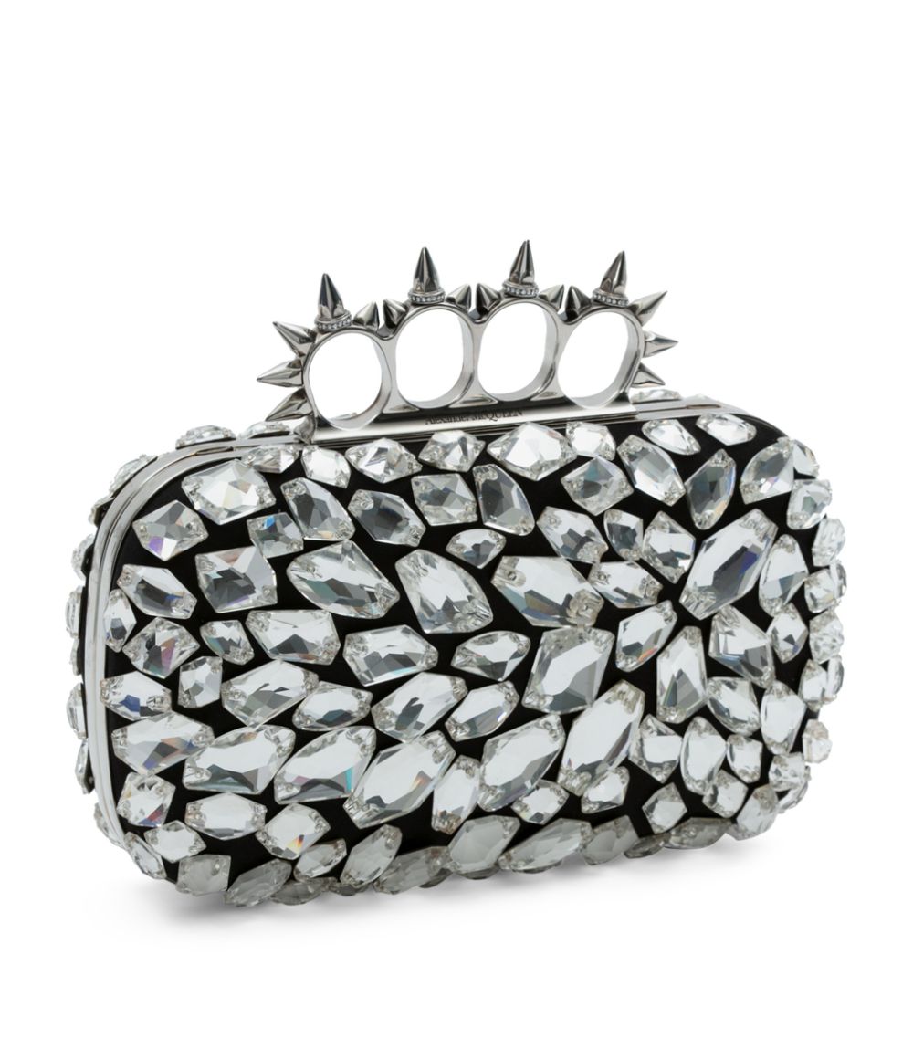 Alexander McQueen Alexander McQueen Embellished Skull Clutch Bag