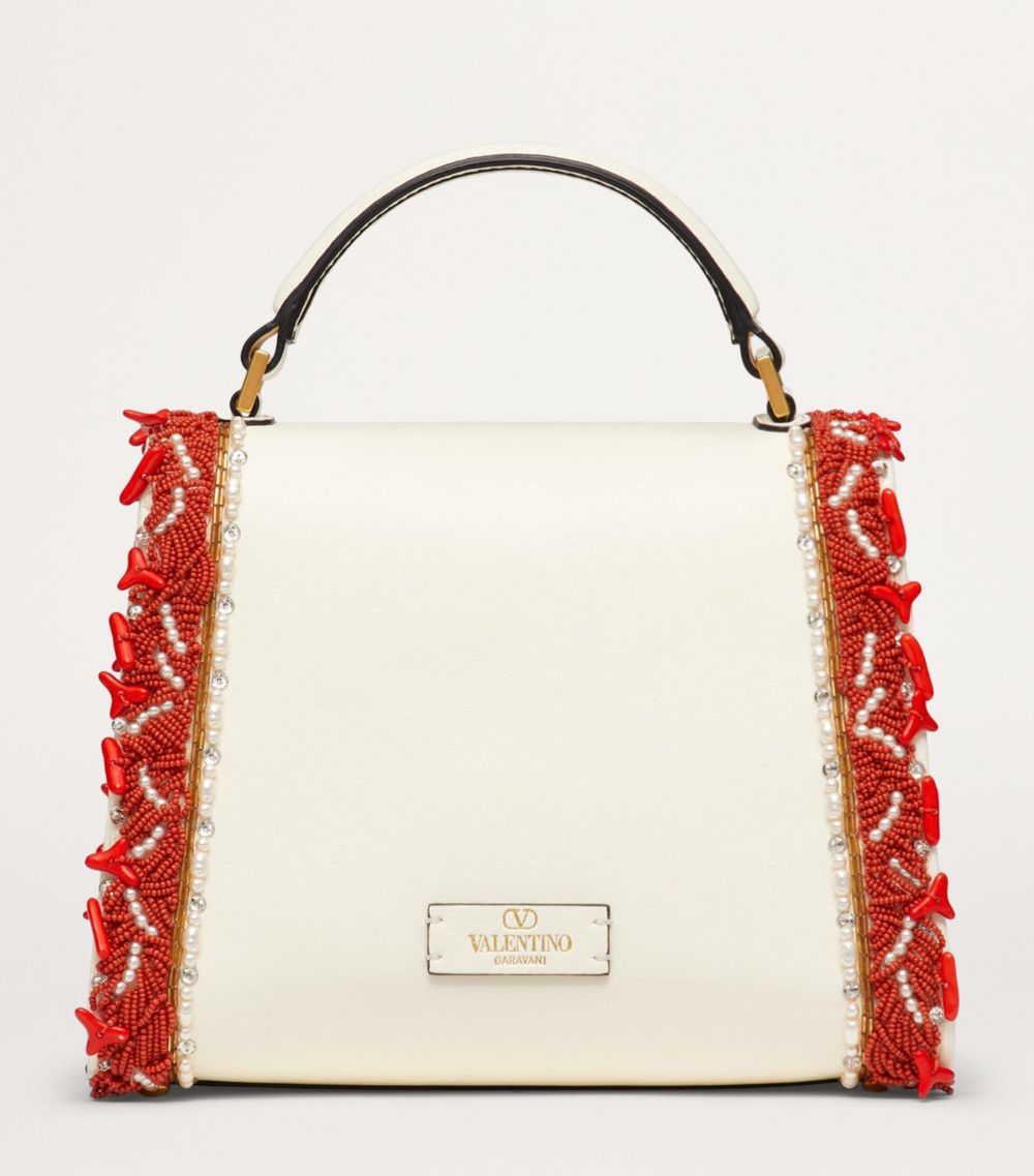 VALENTINO GARAVANI Valentino Garavani Mini Embellished Vsling Top-Handle Bag