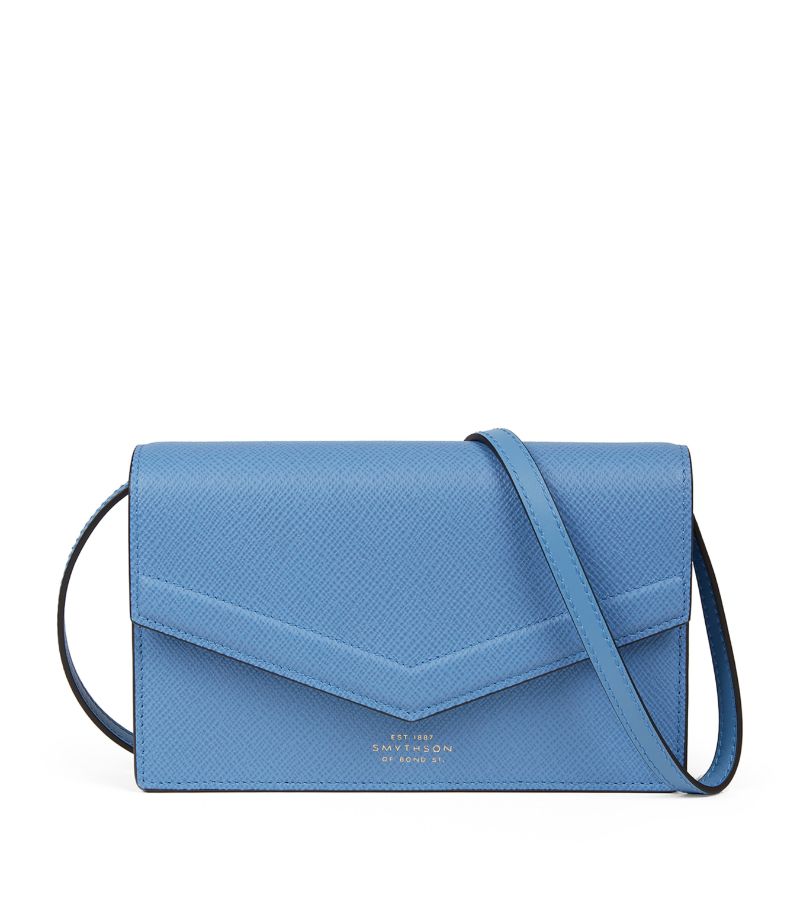 Smythson Smythson Panama Leather Envelope Cross-Body Bag