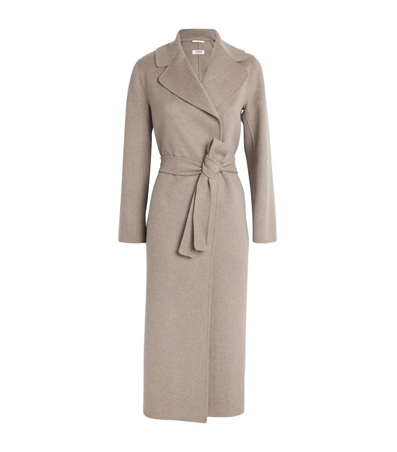 Max Mara Max Mara Virgin Wool Wrap Coat