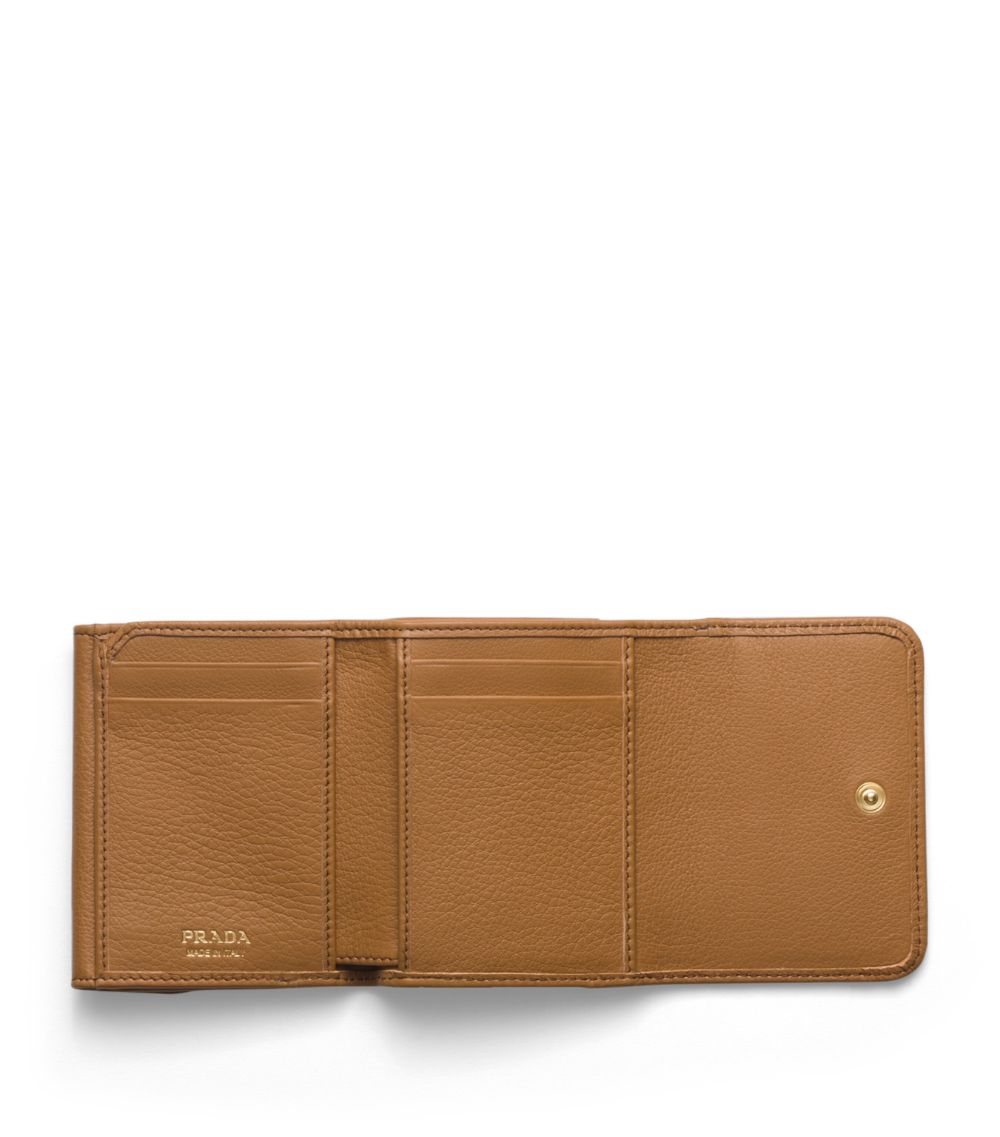 Prada Prada Small Saffiano Leather Wallet