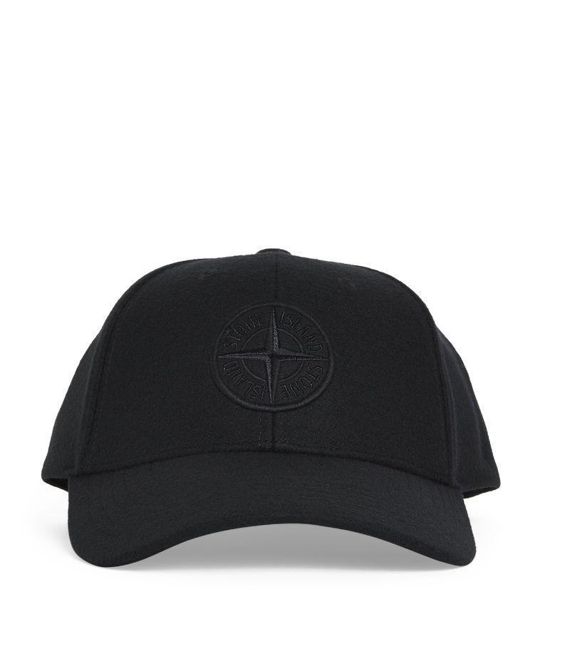 Stone Island Stone Island Wool-Blend Water-Repellent Baseball Cap