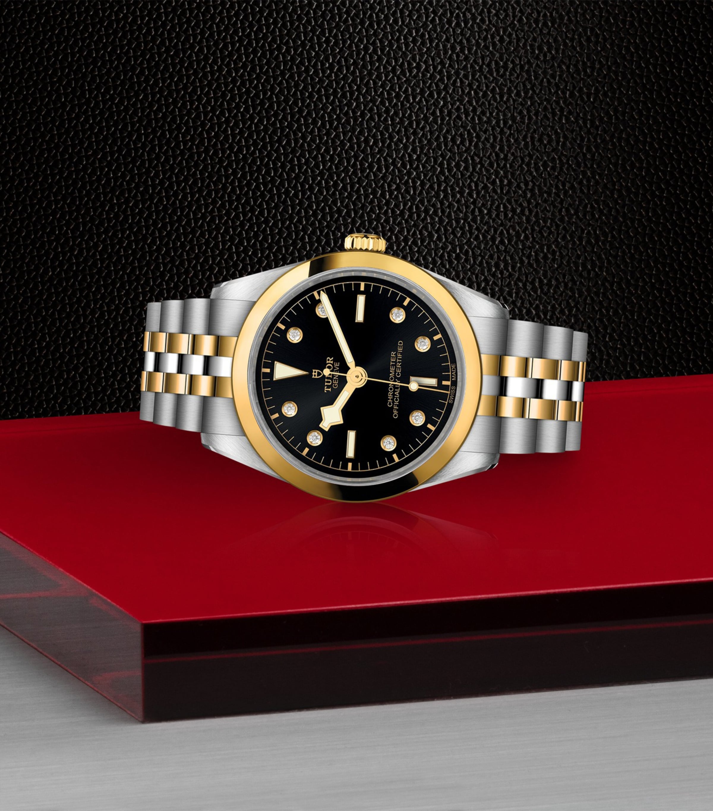 Tudor Tudor Black Bay Stainless Steel, Yellow Gold and Diamond Watch