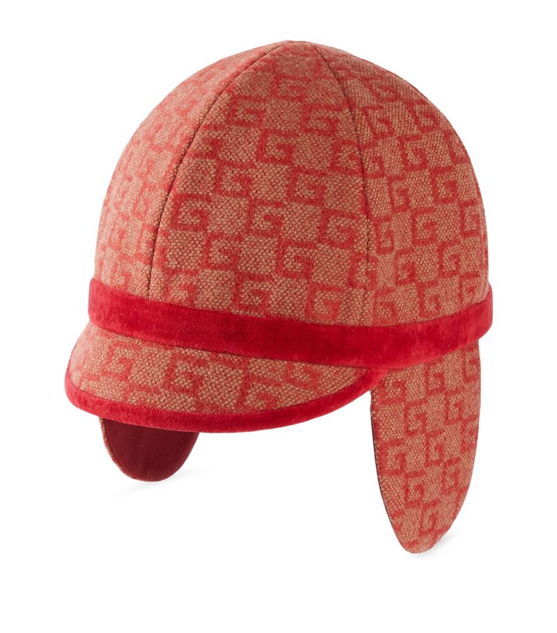 Gucci Gucci Kids Wool Square G Hat