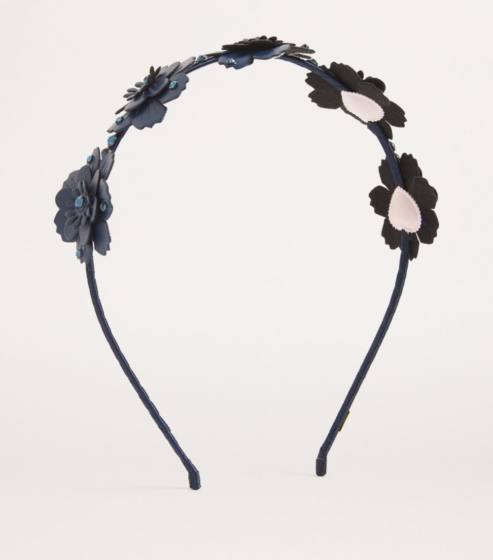Bari Lynn Bari Lynn Crystal-Embellished Floral Headband