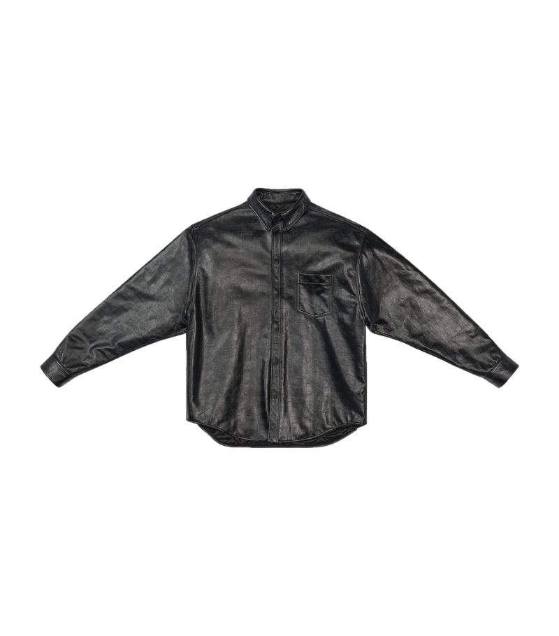 Balenciaga Balenciaga Leather Shirt Jacket