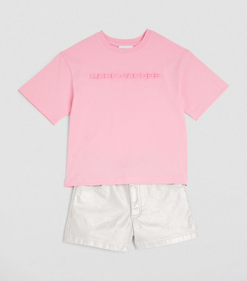 Marc Jacobs Kids Marc Jacobs Kids Embossed Logo T-Shirt (4-12 Years)