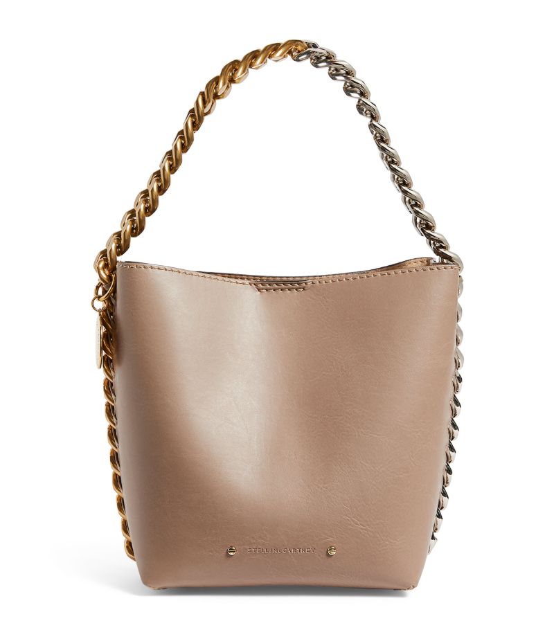 Stella McCartney Stella McCartney Vegan Leather Frayme Bucket Bag