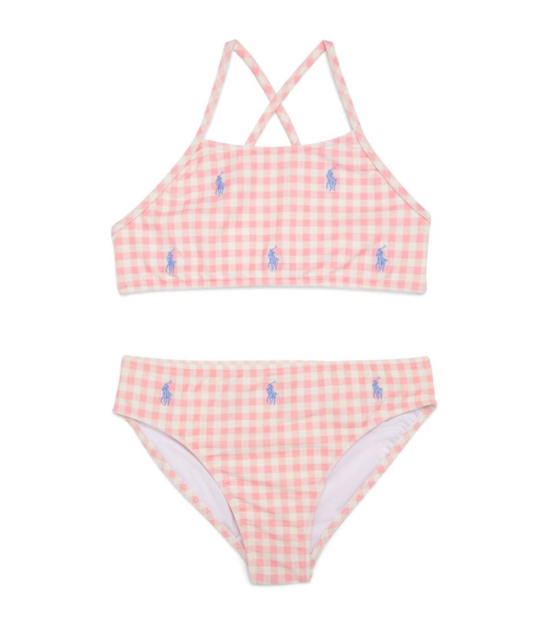 Ralph Lauren Kids Ralph Lauren Kids Gingham Polo Pony Bikini (2-7 Years)