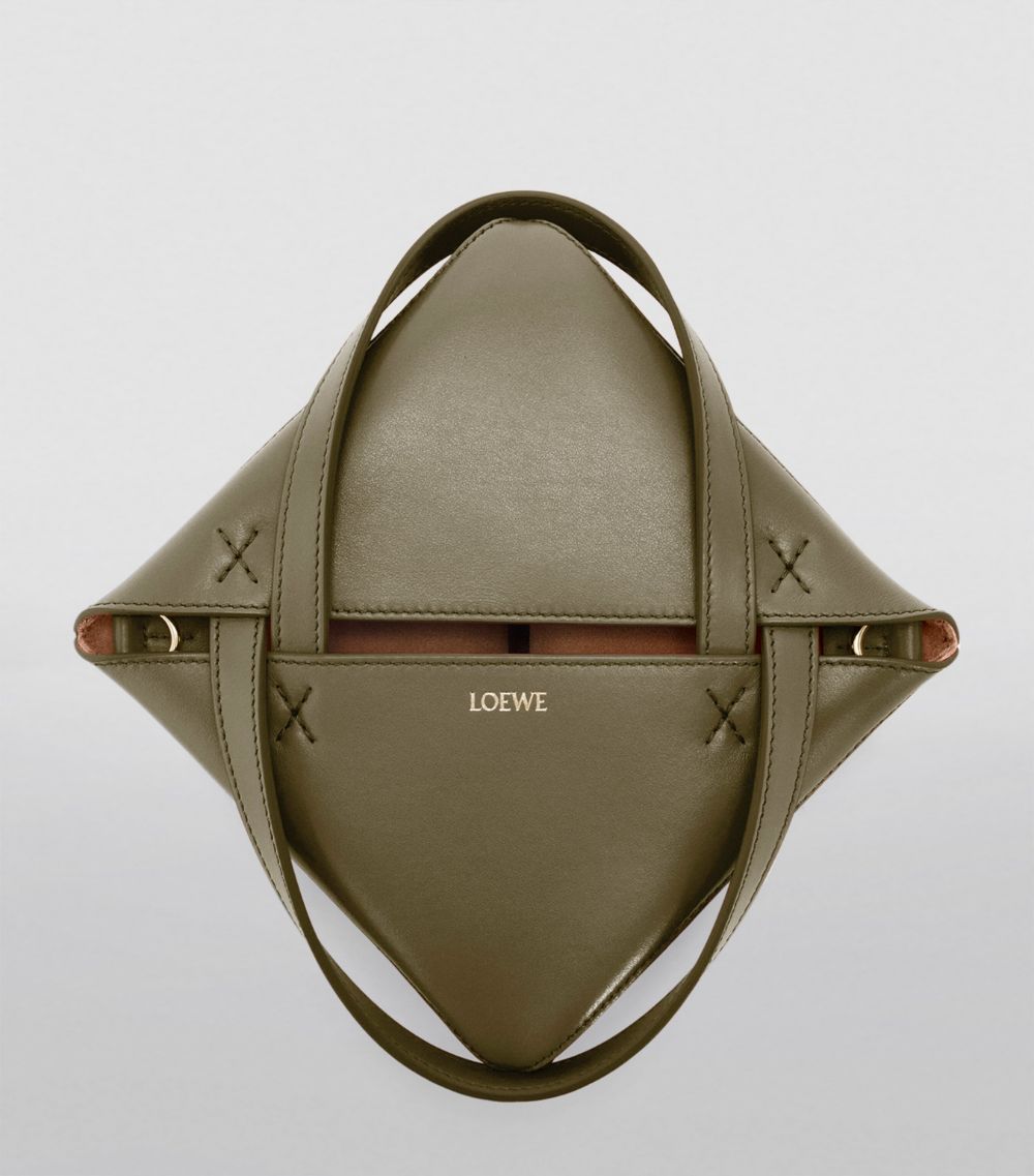 Loewe Loewe Mini Leather Puzzle Fold Tote Bag