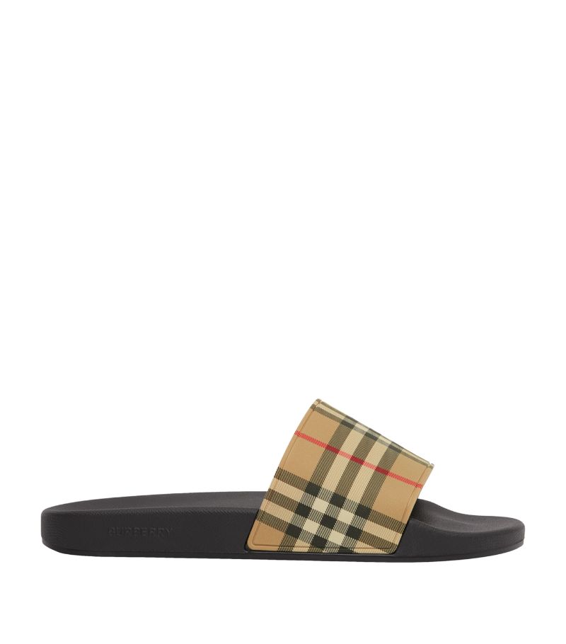 Burberry Burberry Vintage Check Print Slides