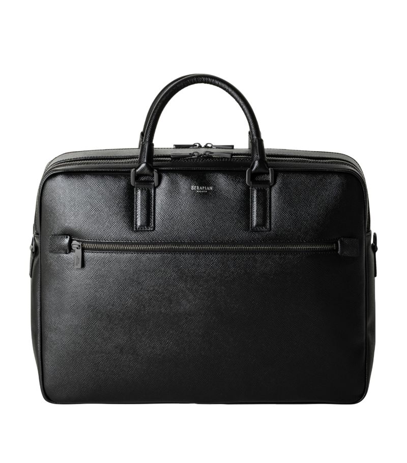 Serapian Serapian Leather Double Evolution Briefcase