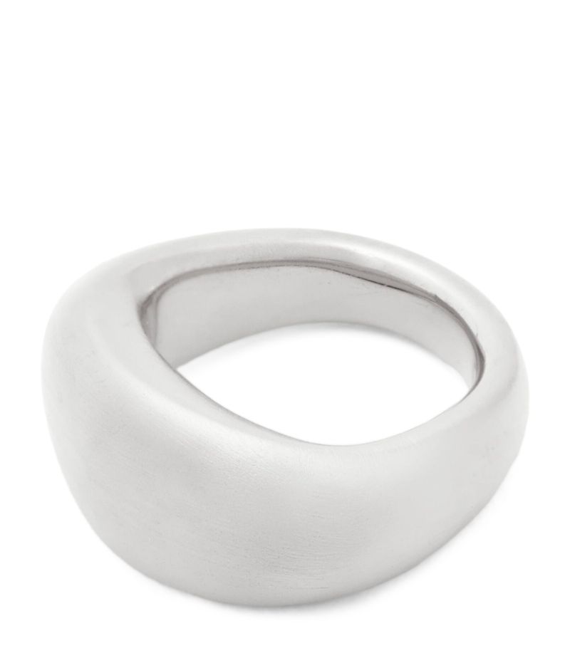 Loewe Loewe Sterling Silver Signet Ring