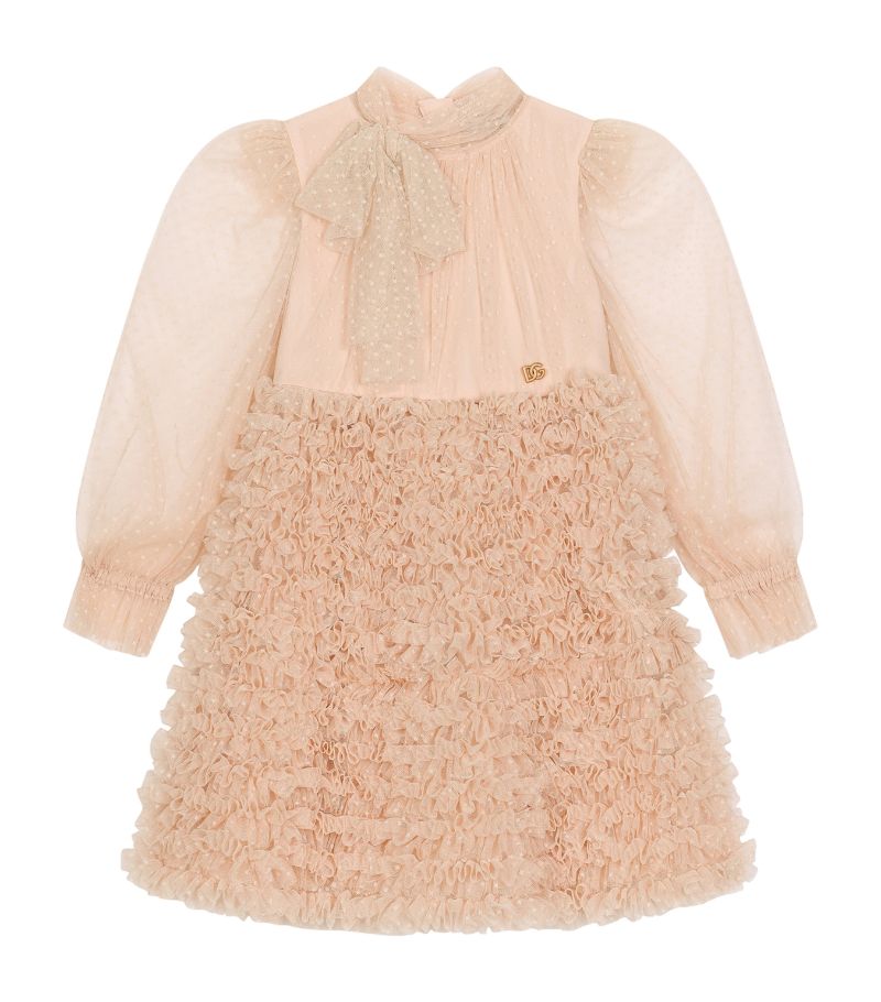 Dolce & Gabbana Dolce & Gabbana Kids Ruffled Tulle Dress (8-12 Years)