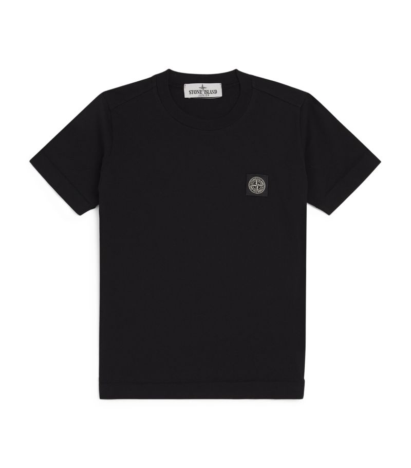 Stone Island Junior Stone Island Junior Cotton Logo T-Shirt (4-14 Years)