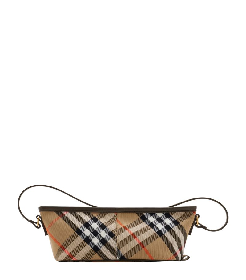 Burberry Burberry Mini Cotton Check Shoulder Bag