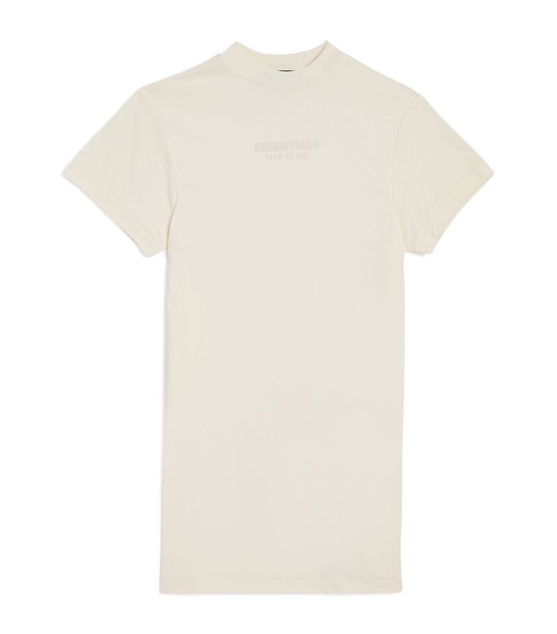 Fear Of God Essentials Kids Fear Of God Essentials Kids Cotton Logo T-Shirt Dress (2-16 Years)