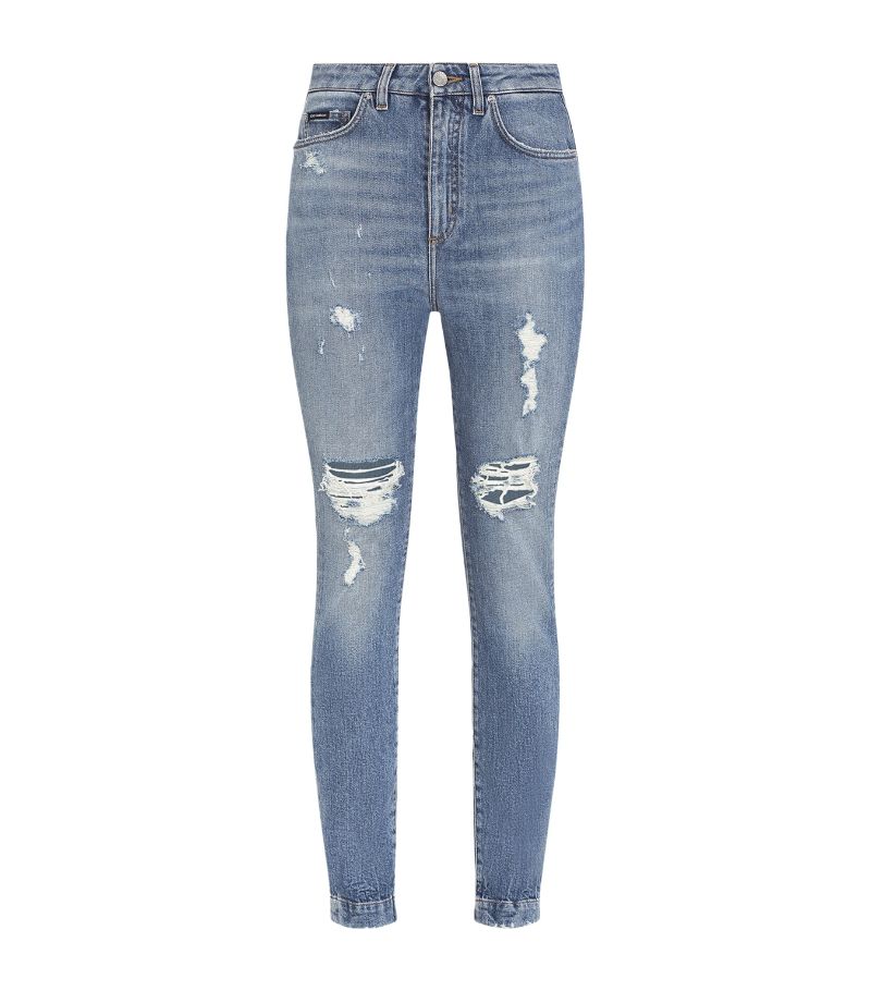 Dolce & Gabbana Dolce & Gabbana Distressed Slim Jeans