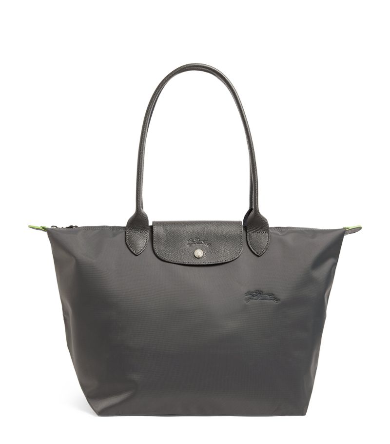  Longchamp Large Le Pliage Green Tote Bag