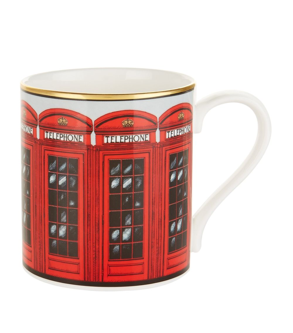 Halcyon Days Halcyon Days Telephone Box Mug