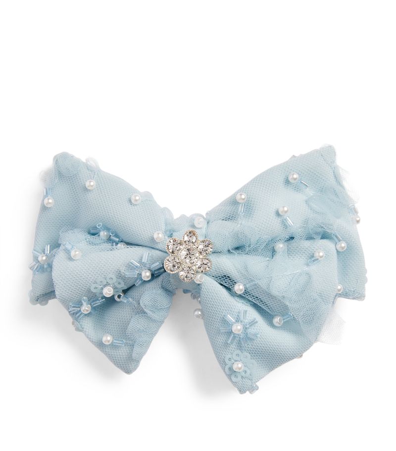 Self-Portrait Kids Self-Portrait Kids Embellished Bow Hair Clip