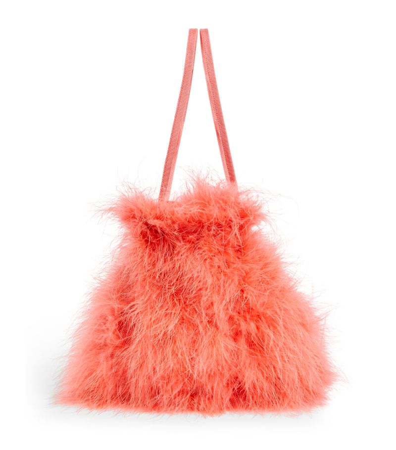 Yves Salomon Yves Salomon Mini Feather Top-Handle Bag